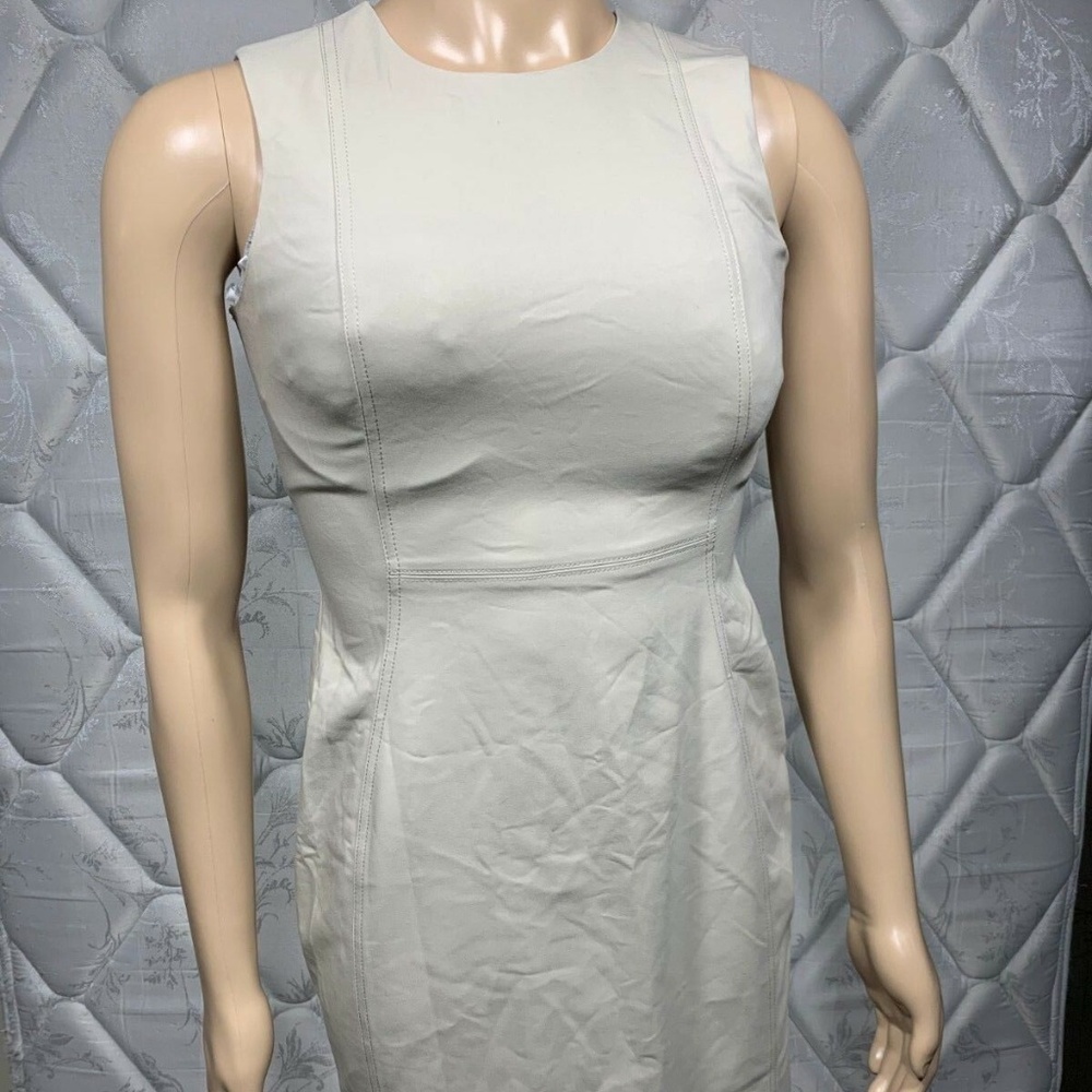 Calvin Klein Womens Sheath Dress Zip Up Size 6